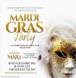 Mardi Gras Sponsored by Louverture's Student Council